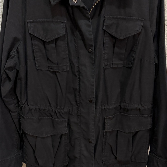 Lane Bryant Black Military Field Jacket size 14 - Picture 4 of 7